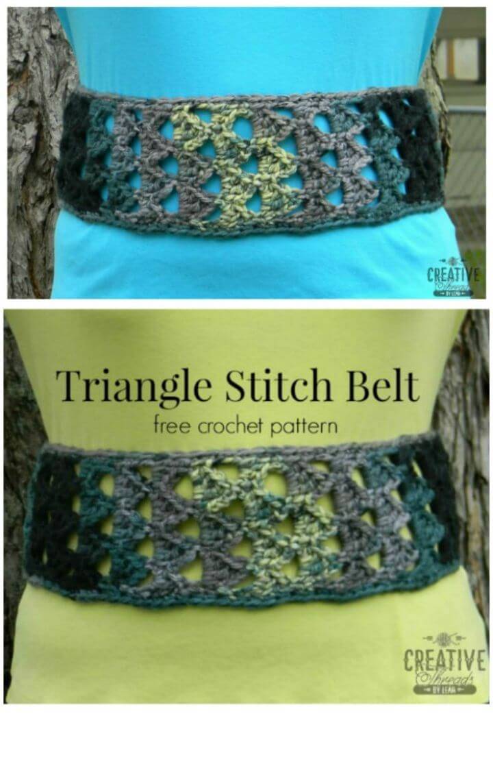 Crochet Triangle Belt - Free Pattern