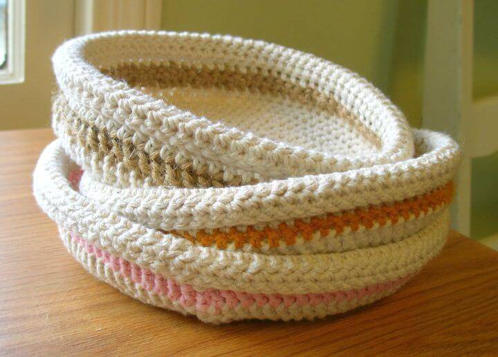 How To Crochet Quick And Easy Basket - Free Pattern