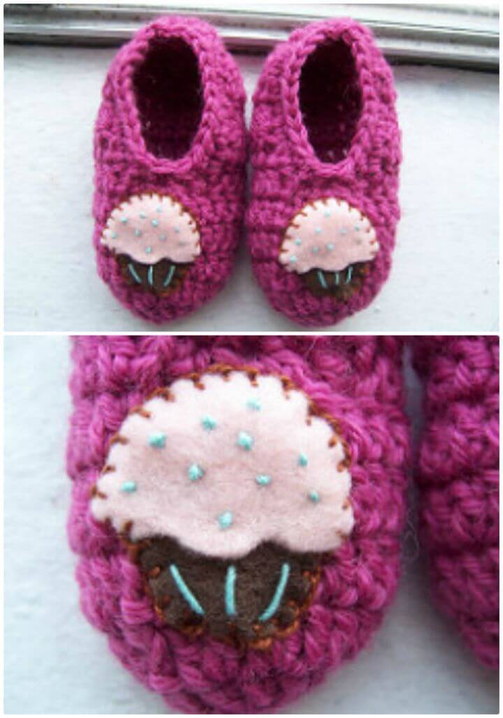 Free Crochet Toddler Slippers Pattern
