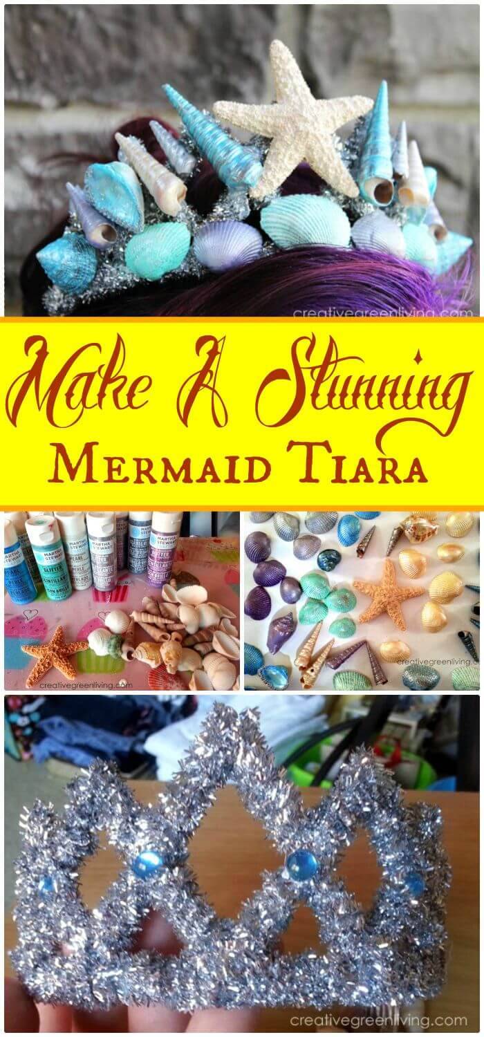 DIY Dollar Store Make a Stunning Mermaid Tiara