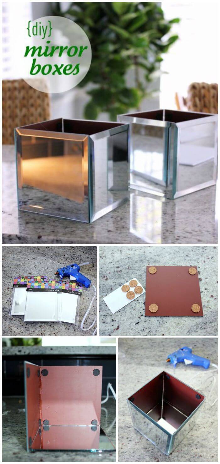 How To Make A Dollar Store Mirror Box