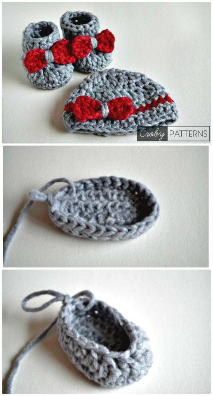 Free Crochet Fluffy Booties Pattern