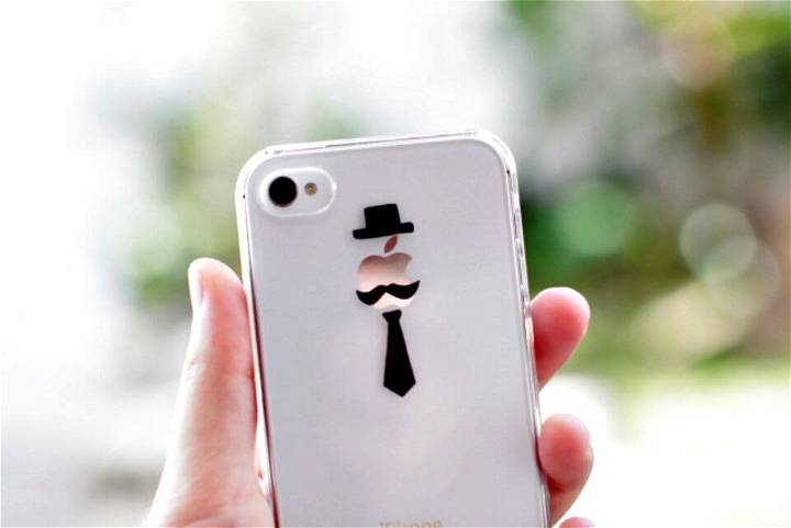 Easy DIY Gentleman IPhone Case