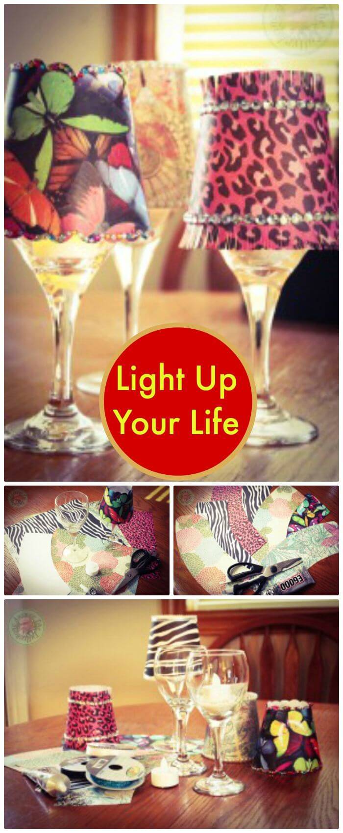 How To Light Up Your Life With This Lamp - Dollar Store Idea 