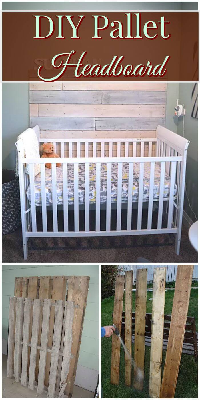 Easy How To DIY Pallet Headboard - Step By Step Free Written Instructions.