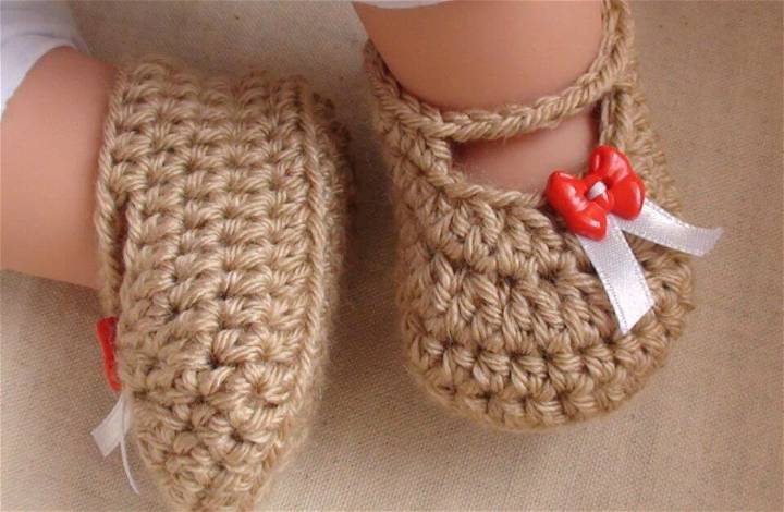 Free Crochet Posh Booties For Your Little Fashionista