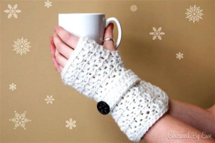 Crochet Star Stitch Gloves - Free Pattern