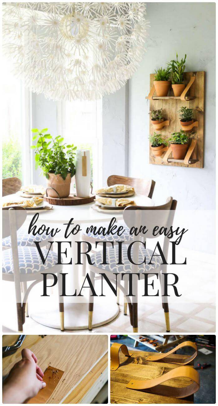 How To Make An Easy DIY Vertical Wall Planter