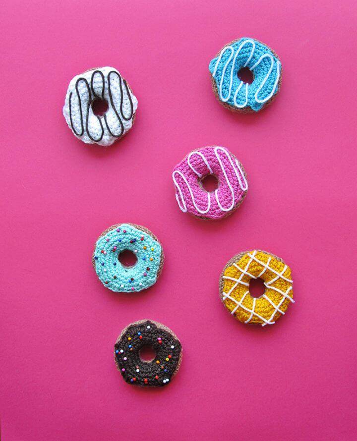 Easy Crochet Donuts - Free Pattern