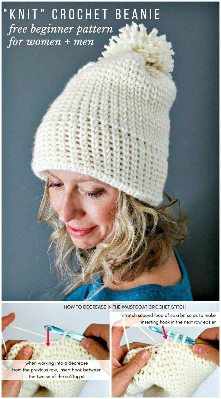 How To Easy Free Hat Pattern For Beginners