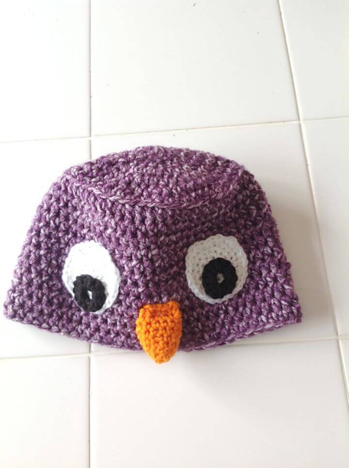 How To Free Crochet Owl Hat Pattern