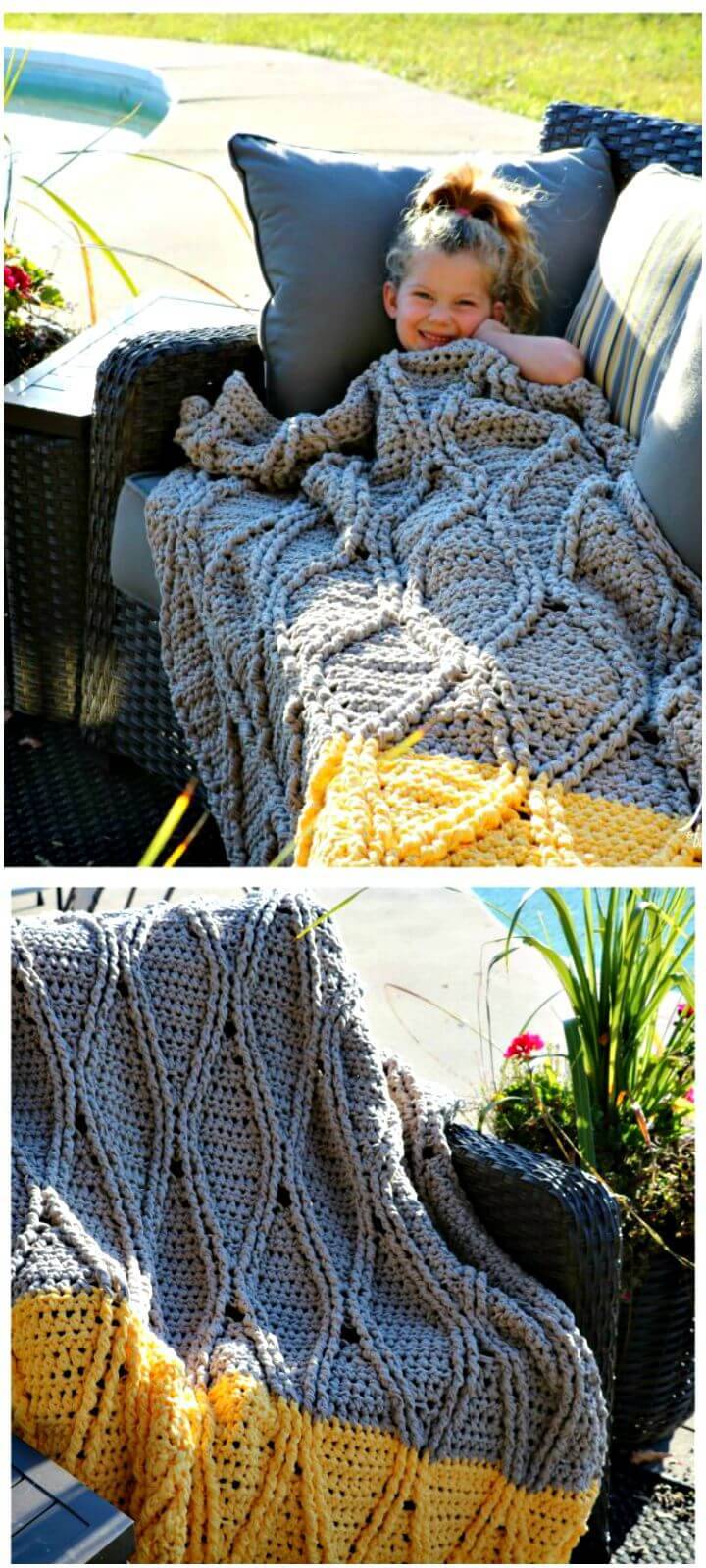 100 Free Crochet Blanket Patterns to Try Out This Weekend ⋆ DIY Crafts