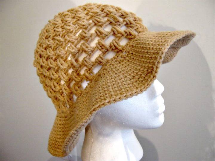 Free Crochet Floppy Sun Hat Pattern