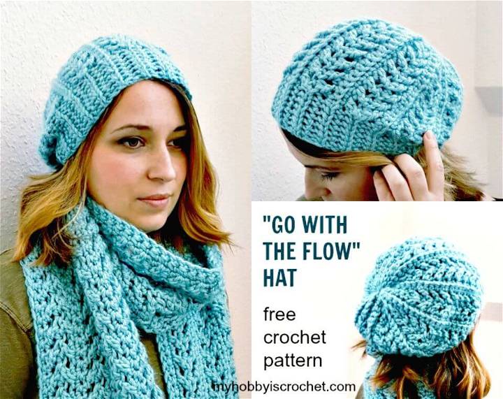 Crochet Flow Hat - Free Pattern