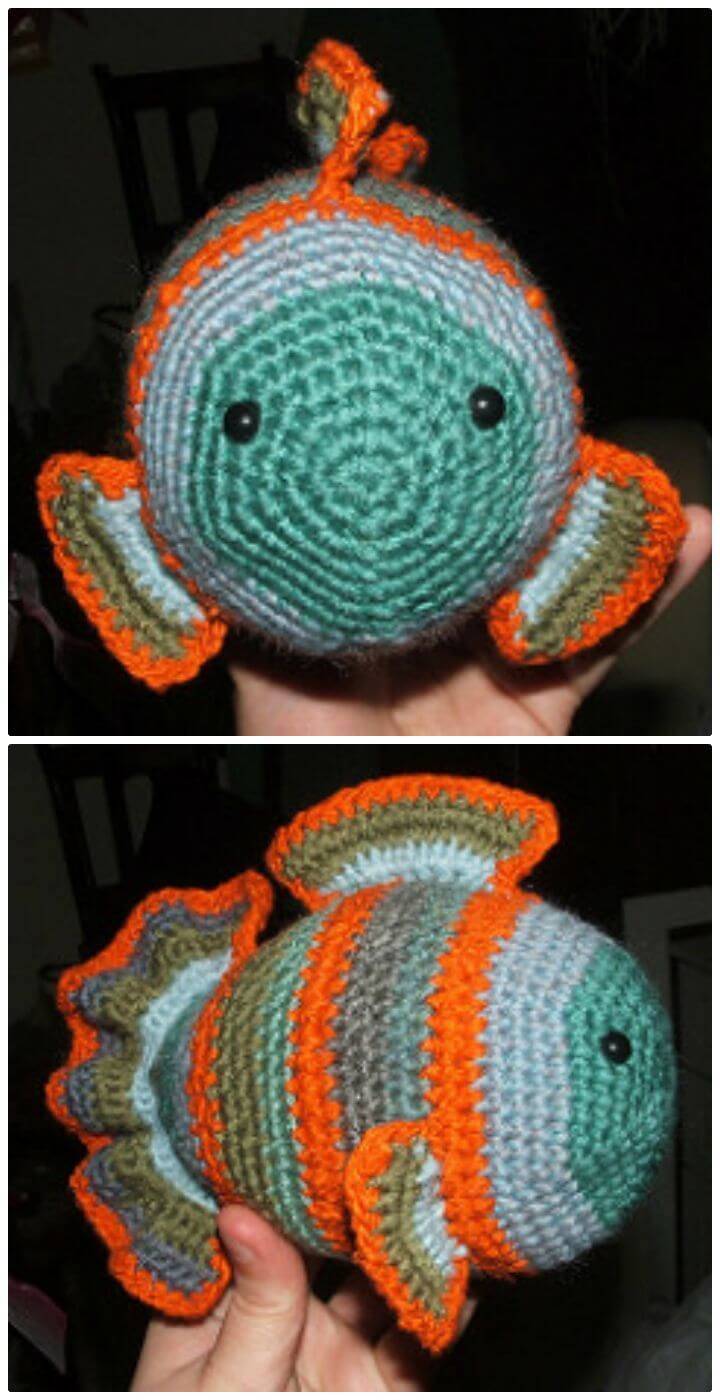 37 Free Crochet Fish Patterns To Make Your Own ⋆ DIY Crafts