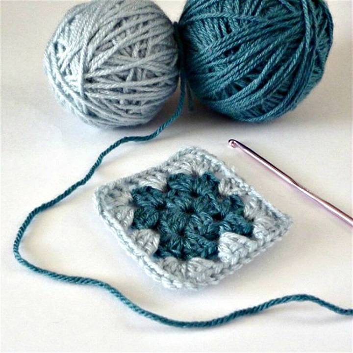Easy Free Crochet Granny Squares Step By Step Pattern