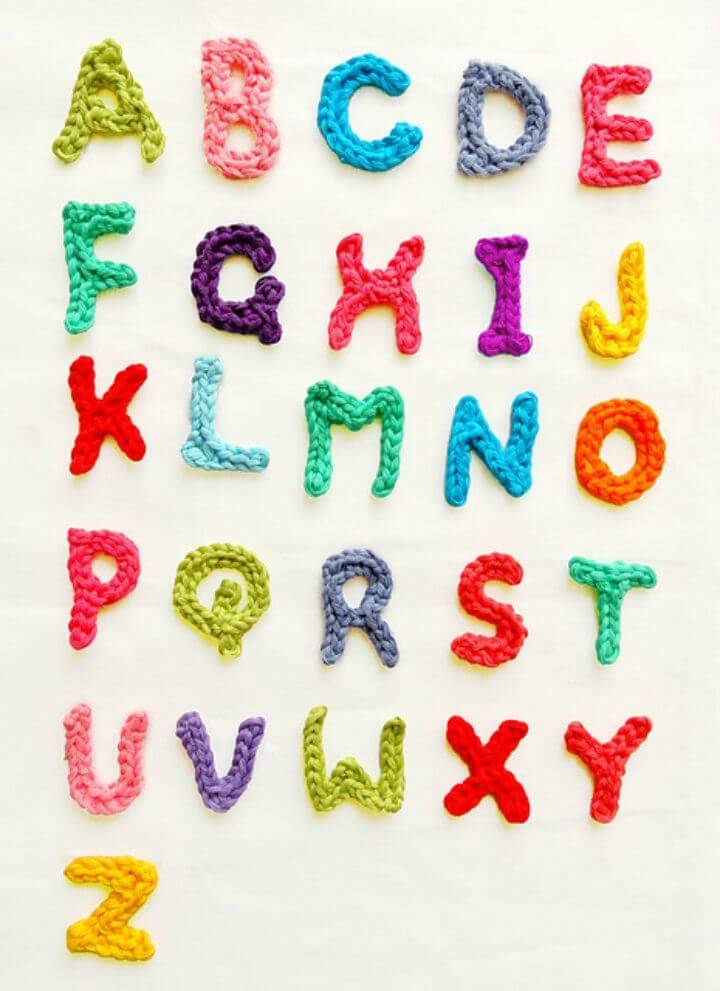 How To Free Crochet Letters A - Z Patterns
