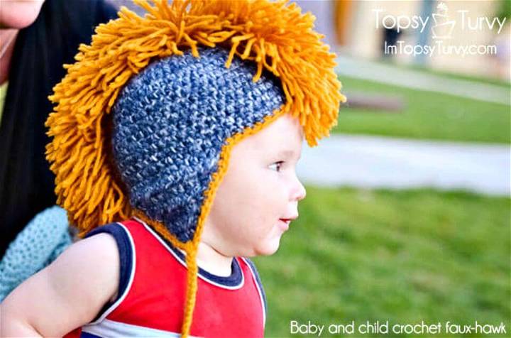 Free Crochet Mohawk Hat Pattern