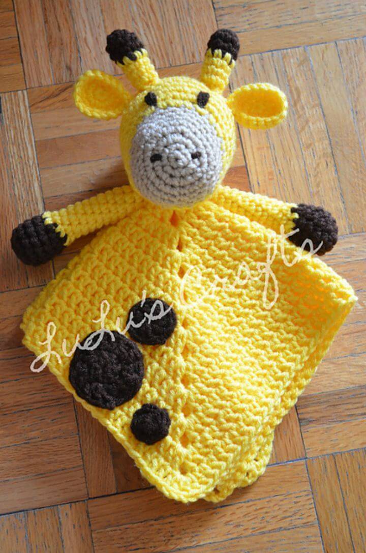 Free Crochet Easy Giraffe Lovey Pattern