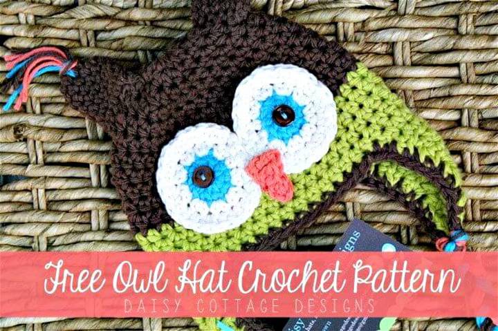 Free Crochet Owl Hat Pattern