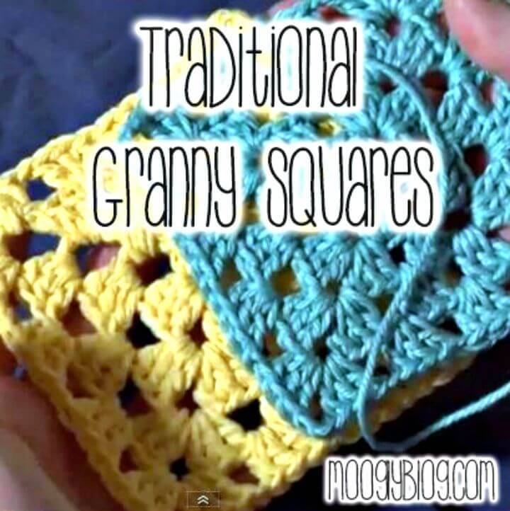 Crochet The Traditional Granny Square - Free Pattern