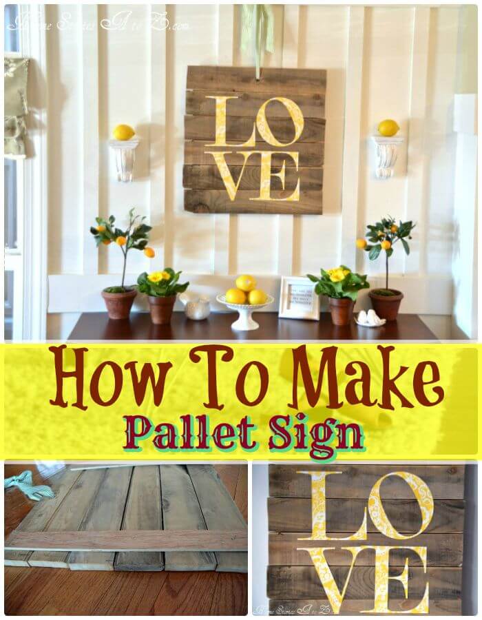 How To Make A Pallet Sign