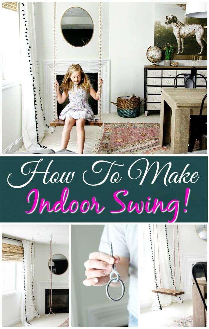 Easy DIY Indoor Swing - Step By Step Instructions