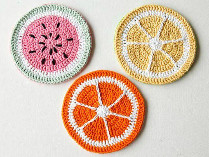 How To Free Crochet Tutti Frutti Potholders