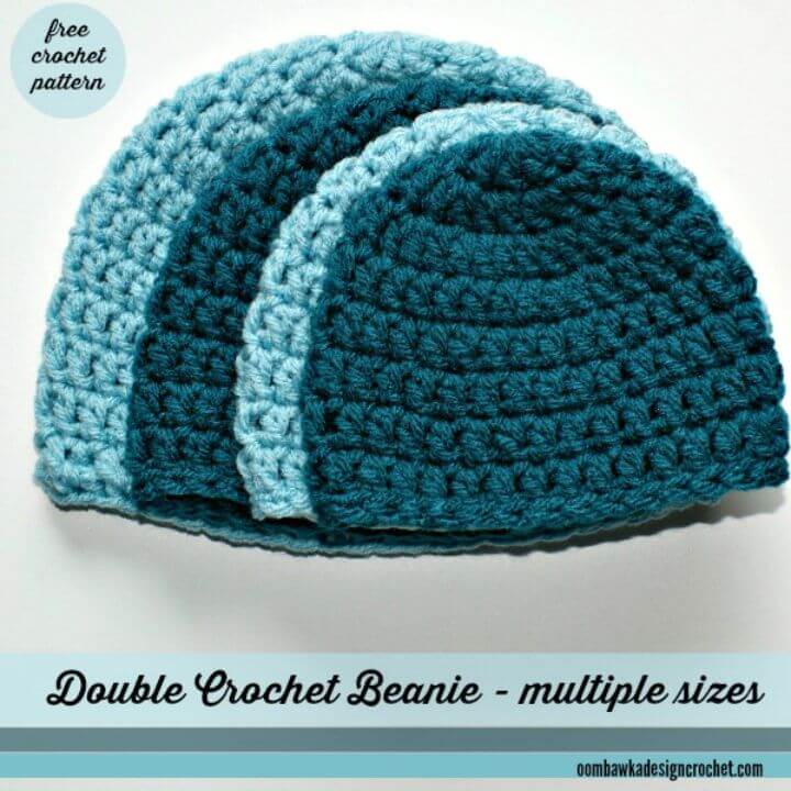 How To Simple Double Crochet Hat – A Free Crochet Pattern