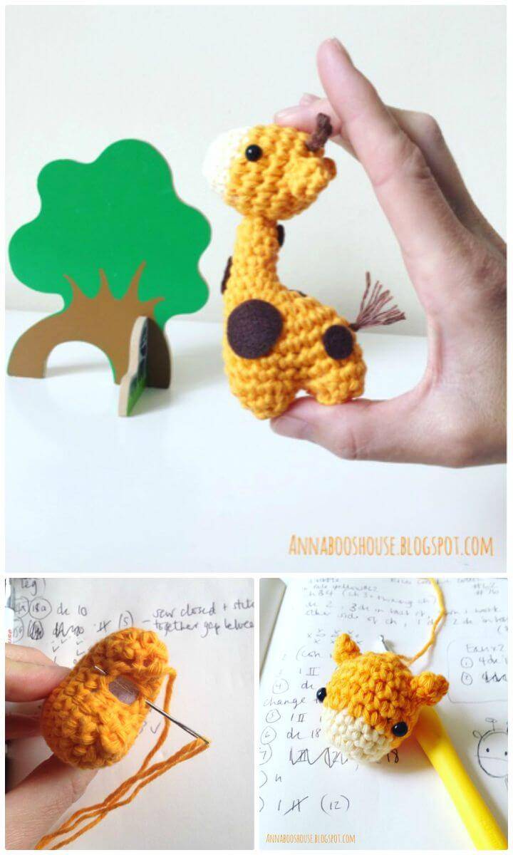 Free Crochet The One With A Very Little Giraffe