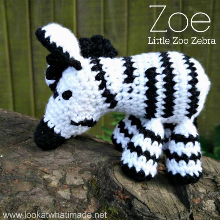 26 Free Crochet Zebra Patterns / Hat, Blanket, Amigurumi ⋆ DIY Crafts