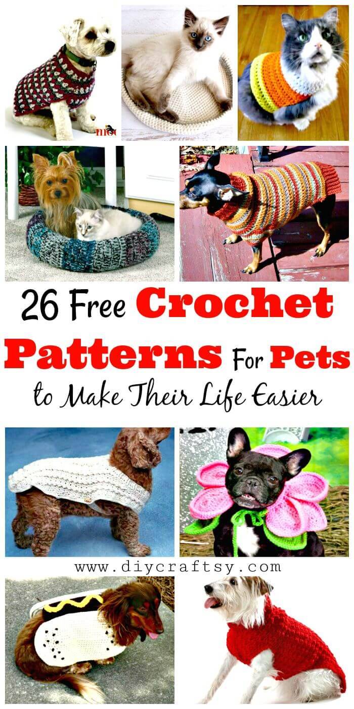 Crochet Patterns For Pets to Make Their Life Easier
