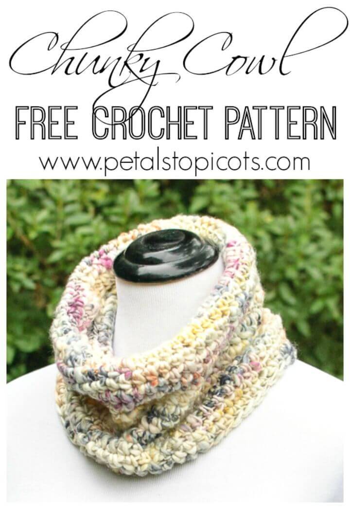 Chunky Free Crochet Cowl Pattern … Perfect for Beginners!