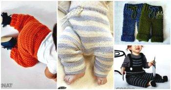 Crochet Baby Pants - 9 Free Patterns