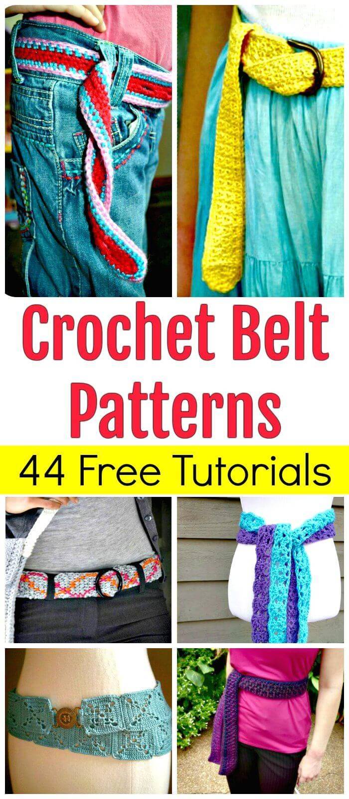 Crochet Belt Patterns – 44 Free Tutorials - DIY Crafts - Free Crochet Patterns