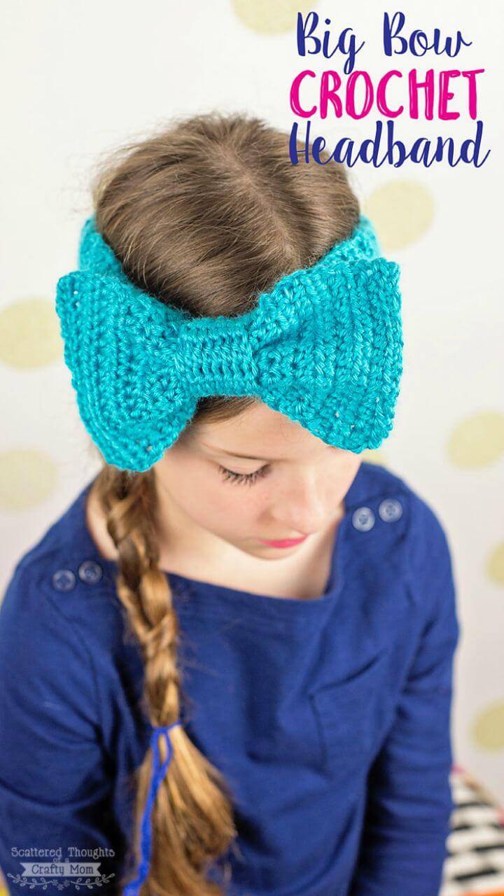 Crochet Big Bow Headband - Free Pattern