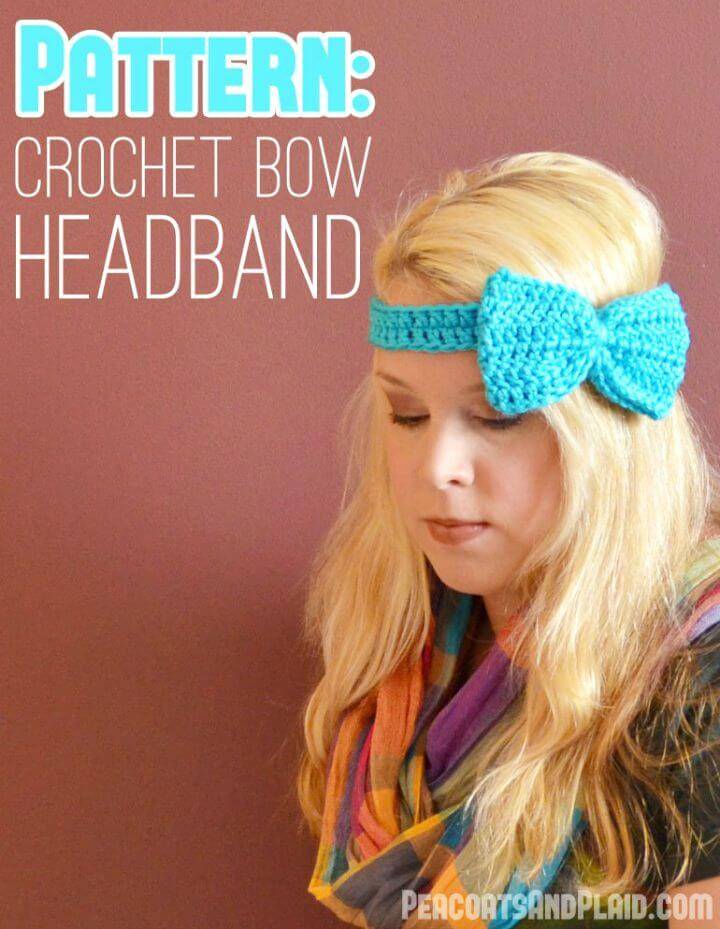 52 Free Crochet Bow Patterns Tie, Headband, Gift Bow ⋆ DIY Crafts