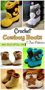 7 Free Crochet Cowboy Boots Patterns