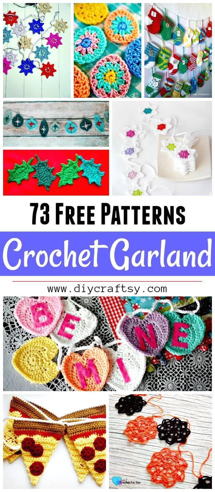 Crochet Garland Pattern - 73 Free Crochet Garland Ideas