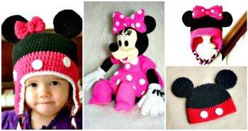 Crochet Mickey Mouse Patterns - Crochet Mickey Mouse Hat