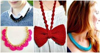 Crochet Necklace - 27 Free Crochet Patterns - DIY Crafts