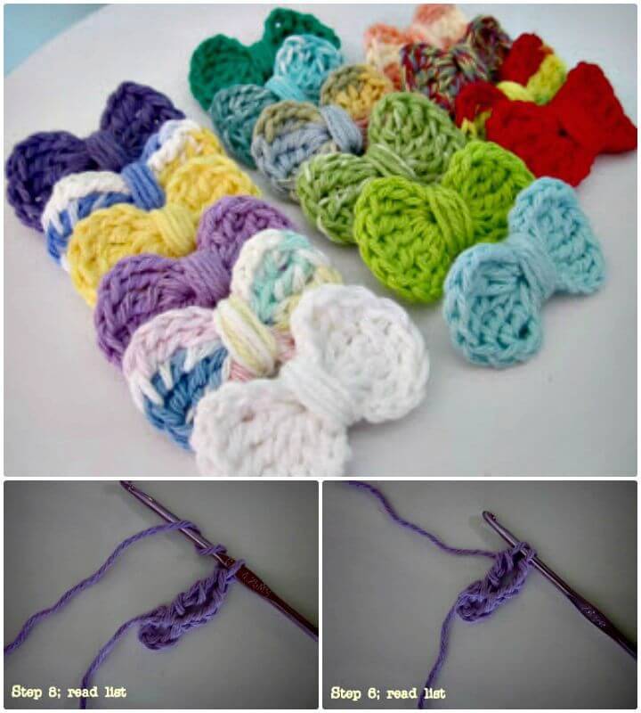 Cute And Easy To Make Crochet Bow - Free Pattern