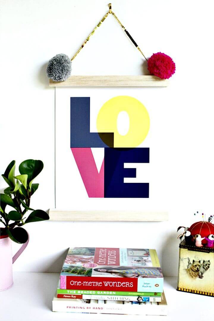 DIY Art Print Frame In 5 Minute