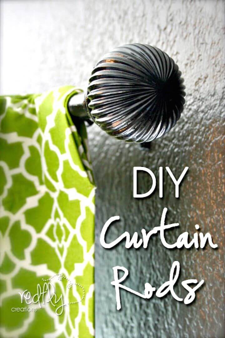 Easy DIY Curtain Rod for Under 5 Dollars - Free Tutorial
