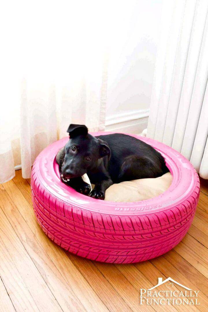 Recycled Tire Dog Bed