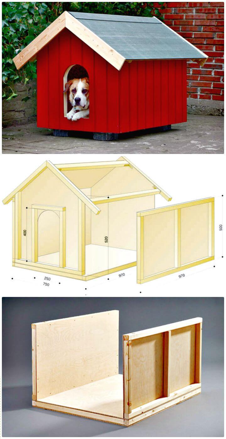 45 Easy DIY Dog House Plans You Should Build This Season