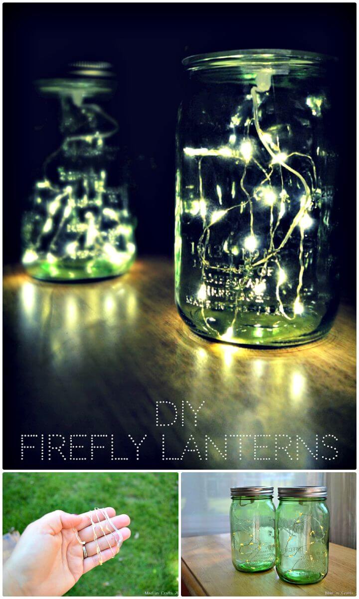 Easy DIY Firefly Mason Jar Lights - Free Tutorial