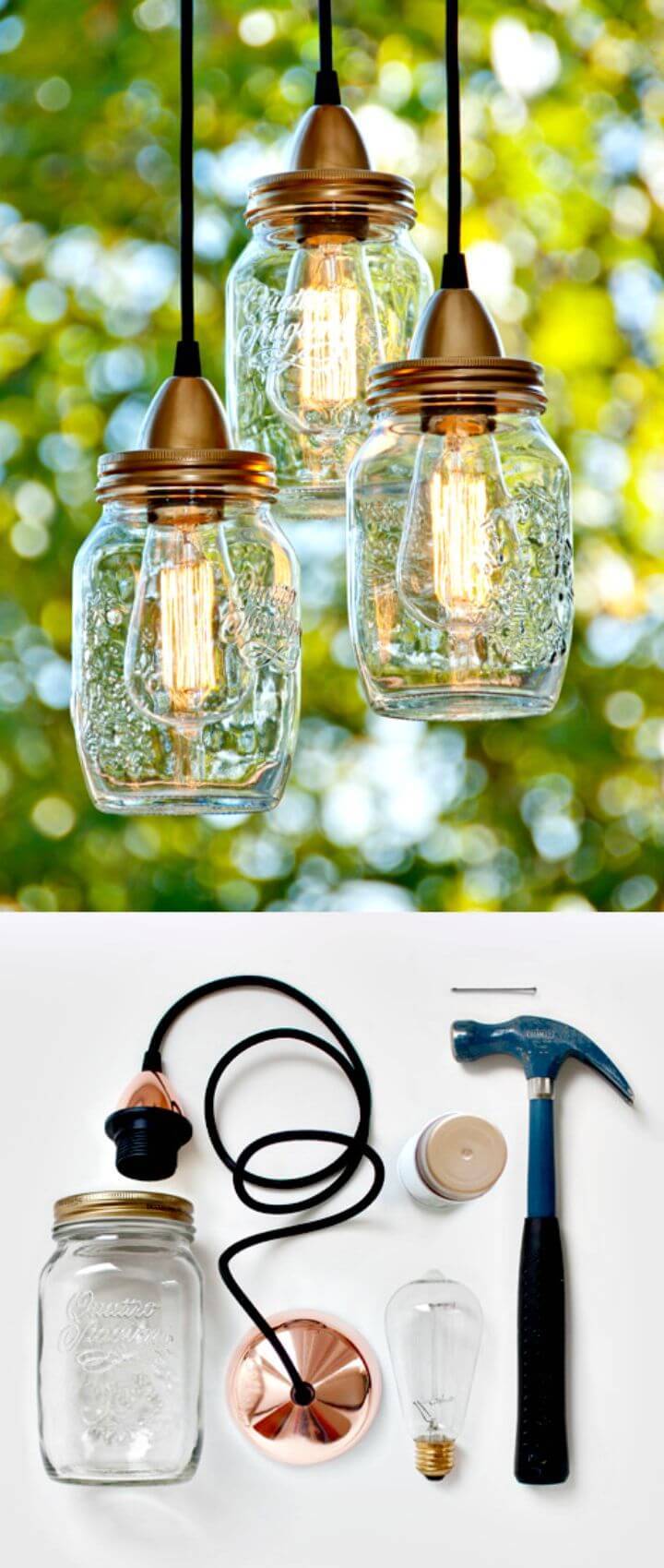 DIY Maso Jar Bokaallamp - Outdoor Lighting Ideas
