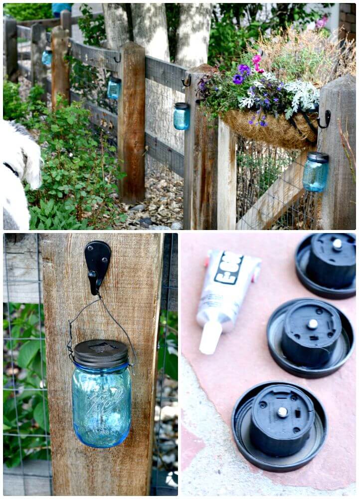 Easy DIY Mason Jar Solar Light - Step By Step Free Tutorial