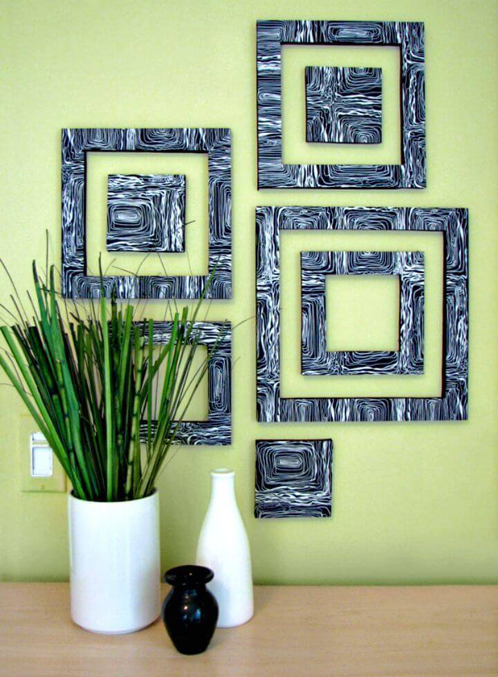 How To DIY Patterned Wall Art Squares Tutorial